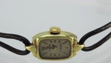 Anker Handaufzug 21 Rubis Damen Armbanduhr 585er Gold 14 Karat