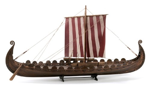 Holzschiff wikingerschiff - holzschiff,