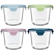 4er Set 710ml Glasbehälter