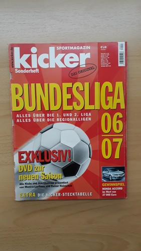Kicker sonderheft bundesliga - kicker,