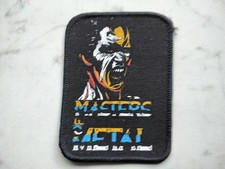 MASTERS OF METAL  Patch Original 80er Vintage Aufnäher 7,5x10cm Manowar METAL 