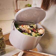 Skaza Organko Daily Biomülleimer 3,3L mit Deckel und Henkel für die Küche | Einh