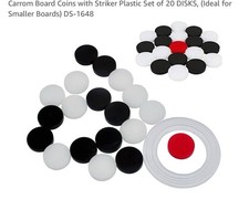 Carrom board coins with