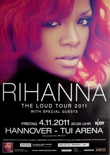 Rihanna 2011 plakat live - -,