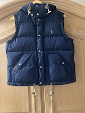 Polo Ralph Lauren Daunen Damenweste Gr.L, Navyblau  Elmwood