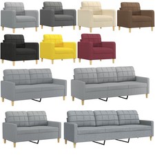 Sofasessel 1/2/3-Sitzer Sofa Polstersofa Relaxsessel Stoff Sessel Loungesofa
