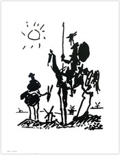 DON QUIXOTE - Pablo Picasso 40x50  Poster Plakat Bild