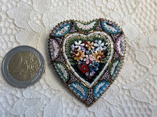 Antike XXL Herz Brosche
