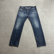 DIESEL Herren Jeans WAYKEE Hose W34 L32 Regular Straight 0116 Blau Denim