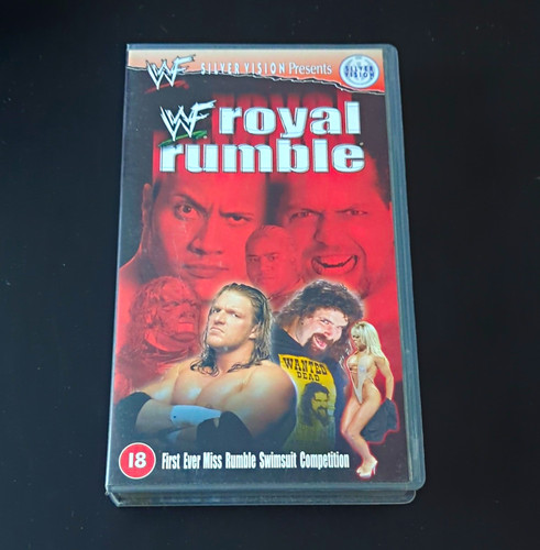 Vhs kassette wwf royal rumble - wwf,