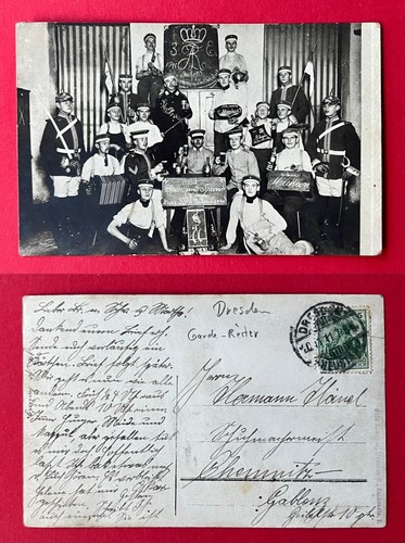 Militär foto dresden 1911 - foto,