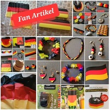 Fanartikel Deutschland Fußball EM /WM  Fahne Flagge Girlande Schminke Party