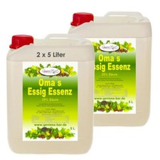 2x 5L Essigessenz 25% Säure