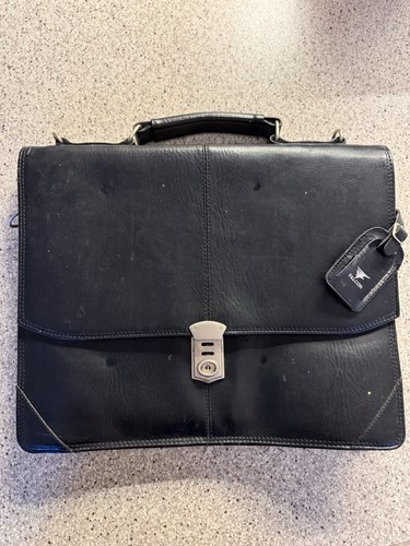 Falke schwarze leder laptop - falke,