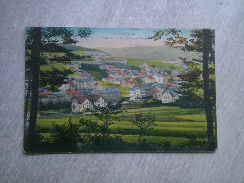 Aue erzgebirge totale - ak,