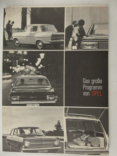Opel das große programm - programm, von