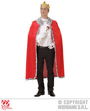Umhang König mit Krone - Königskostüm Mantel