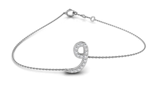 18k weißgold rund lab grown - 18k,