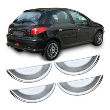 Türgriffschalen Türgriffmulden Abdeckungen Chrom Matt für Peugeot 206 1998-2009