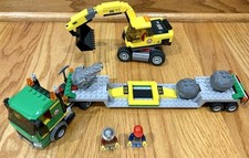Lego 4203 excavator - 4203, transport