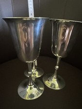 Massive Kelche Vermutlich Silber