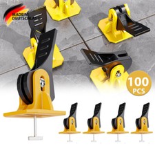 100x Fliesen Keile Nivelliersystem Fliesenverlegehilfe Fliesen Werkzeug Zubehör
