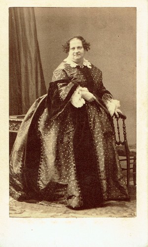 Cdv foto 1860 marie - foto,