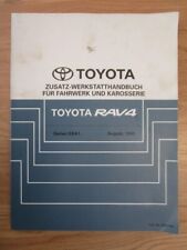 Toyota RAV4  Zusatz-Werkstatthandbuch für Fahrwerk und Karosserie, August 1996