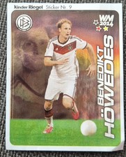 Sticker 9 WM 2014 Benedikt Höwedes DFB Deutschland