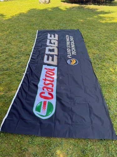 Castrol edge hochformatflagge - castrol,