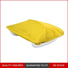 Gelb 112,6 "x 79" Tretboot-Abdeckung wasserdicht Paddelboot-Aufbewahrungsschutz