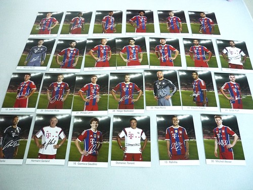 Autogrammkarten fc bayern - 62,