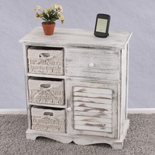 Kommode Schrank mit 3 Körben