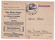 EF a. Drucksache Freiburg 27.12.48-Einbeck
