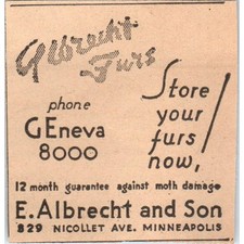 E. ALbrecht and Son Furs