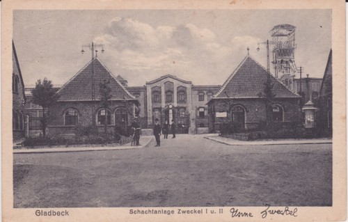 Gladbeck zeche - ak,