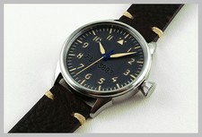 UNIKAT Automatik Uhr "uhrgesicht 489"  Vintage Beobachtungsuhr / Saphirglas