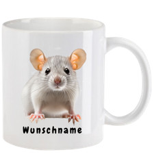 Tasse mit Maus - mit oder ohne Wunschname - 10 Motive