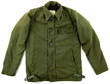 VANDERBILT Vintage A-2 Deck Jacket NAVY Permeable Intermediate Jacke Oliv 46 S