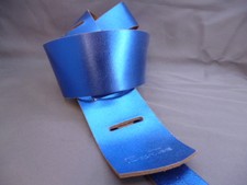 Metalic blue echtleder m - blue,