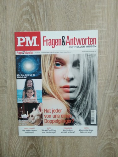 Zeitschrift heft magazin m - magazin, p.m