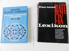 2x Rätsel Lösung Buch Rätsel Lexikon Rate Fix Lexikon Rätselkönig 70er RB-483