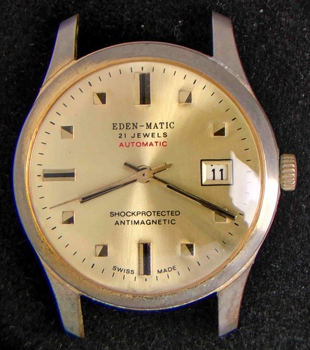 Eden matic champagne dial - eden-matic,