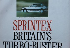 Original CAR 1987 extracted mag article: SPRINTEX supercharger story of