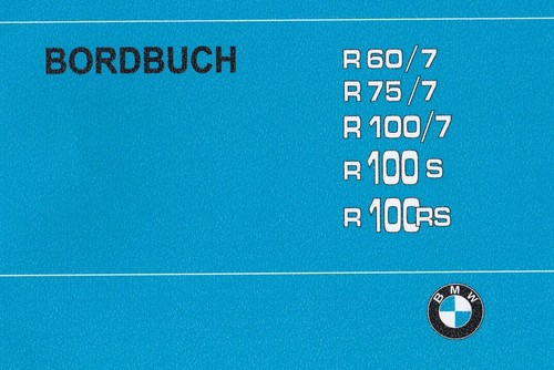 Bmw r60 r75 r100 - r60/7,, r75/7,