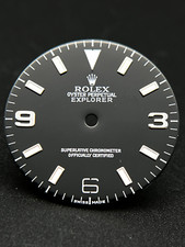 #863 ORIGINAL ROLEX EXPLORER 1 Ref. 14270 3-6-9 SCHWARZ BLACK ZIFFERBLATT DIAL