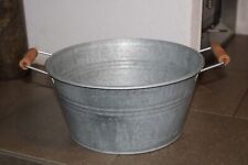 Stabile Zinkwanne rund mit