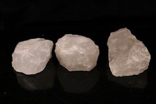 3 Stück Teelichthalter Teelicht naturbelassen Edelstein Mineralien Bergkristall