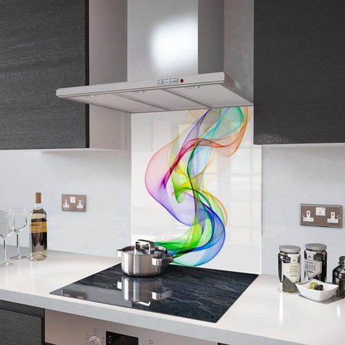 Glas spritzschutz rainbow wave - spritzschutz,