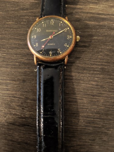 Martino quartz lederarmbanduhr - martino,